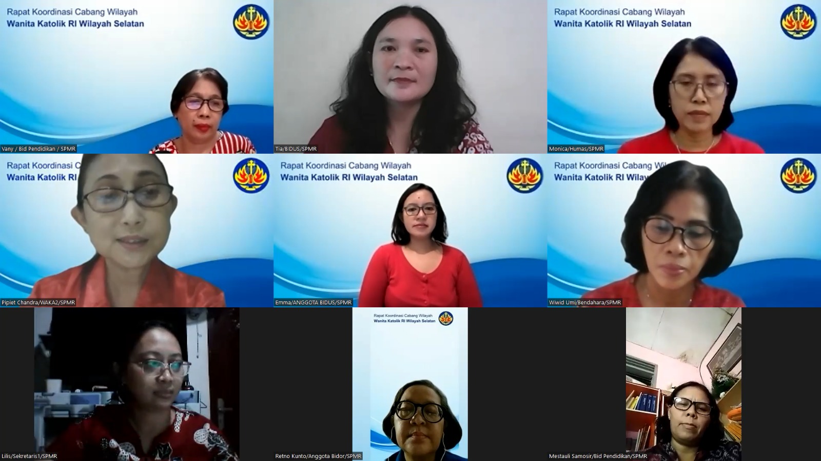 WKRI SPMR Sebagai Host dalam Rapat Koordinasi Cabang Wilayah Selatan scra Online