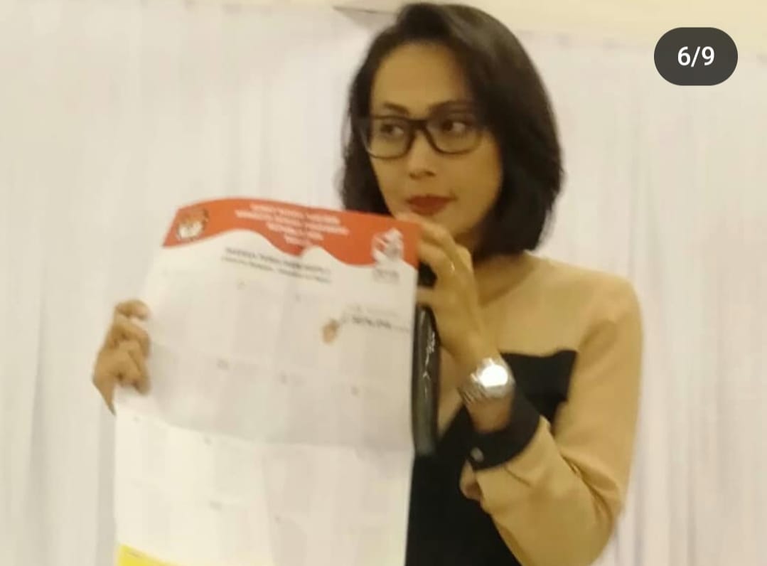 Sosialisasi Pemilu 2019 oleh Ibu Christina