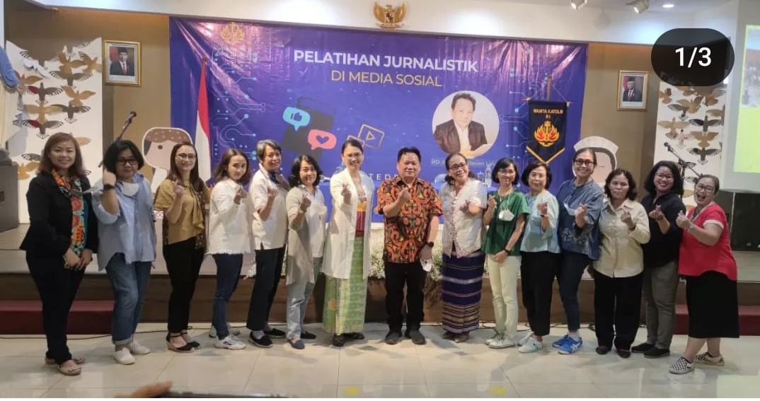 Mengikuti Pelatihan Jurnalistik yg diadakan WKRI DPD Jakarta