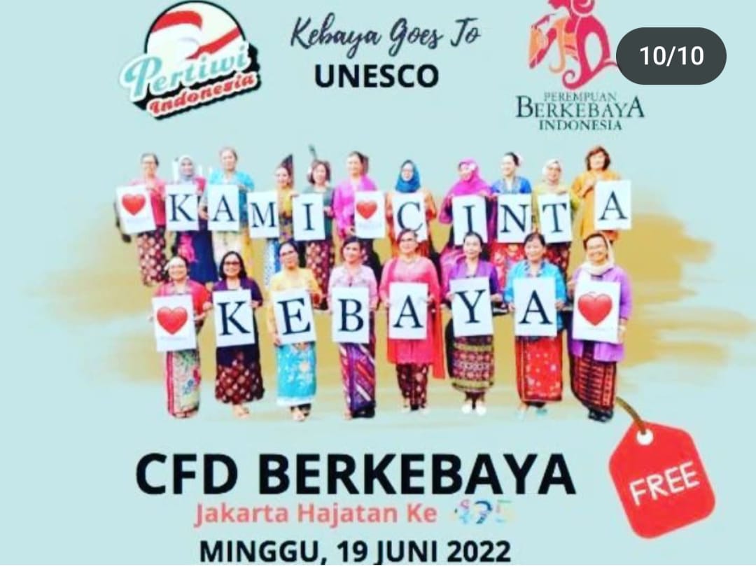 WKRI SPMR turut berpartisipasi dalam acara yang bertajuk “Perempuan Berkebaya Indonesia”, diselenggarakan oleh Komunitas Perempuan Berkebaya Indonesia (PBI) dan Perempuan Pertiwi Indonesia (PPI)