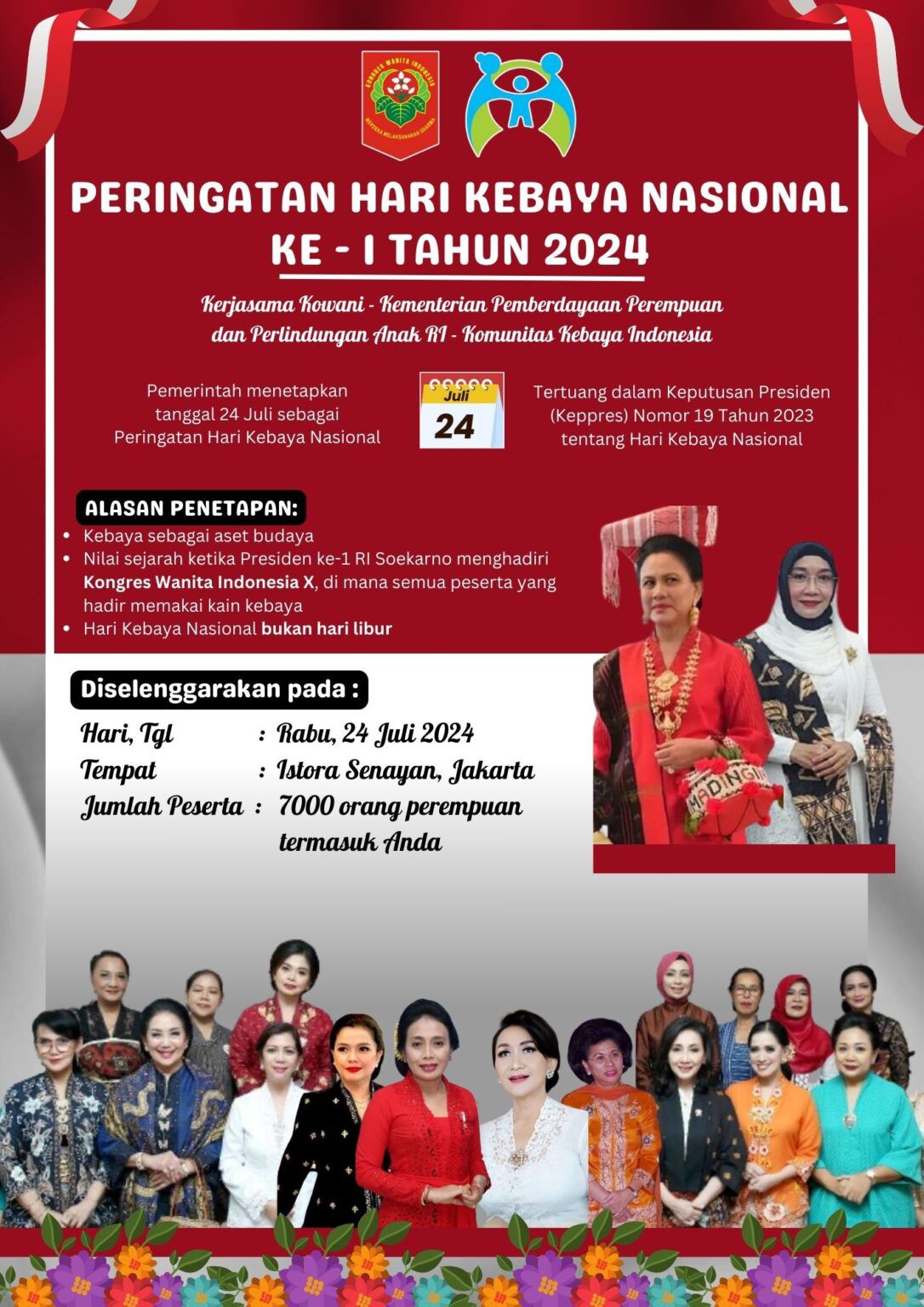 Peringatan Hari Kebaya Nasional 2024