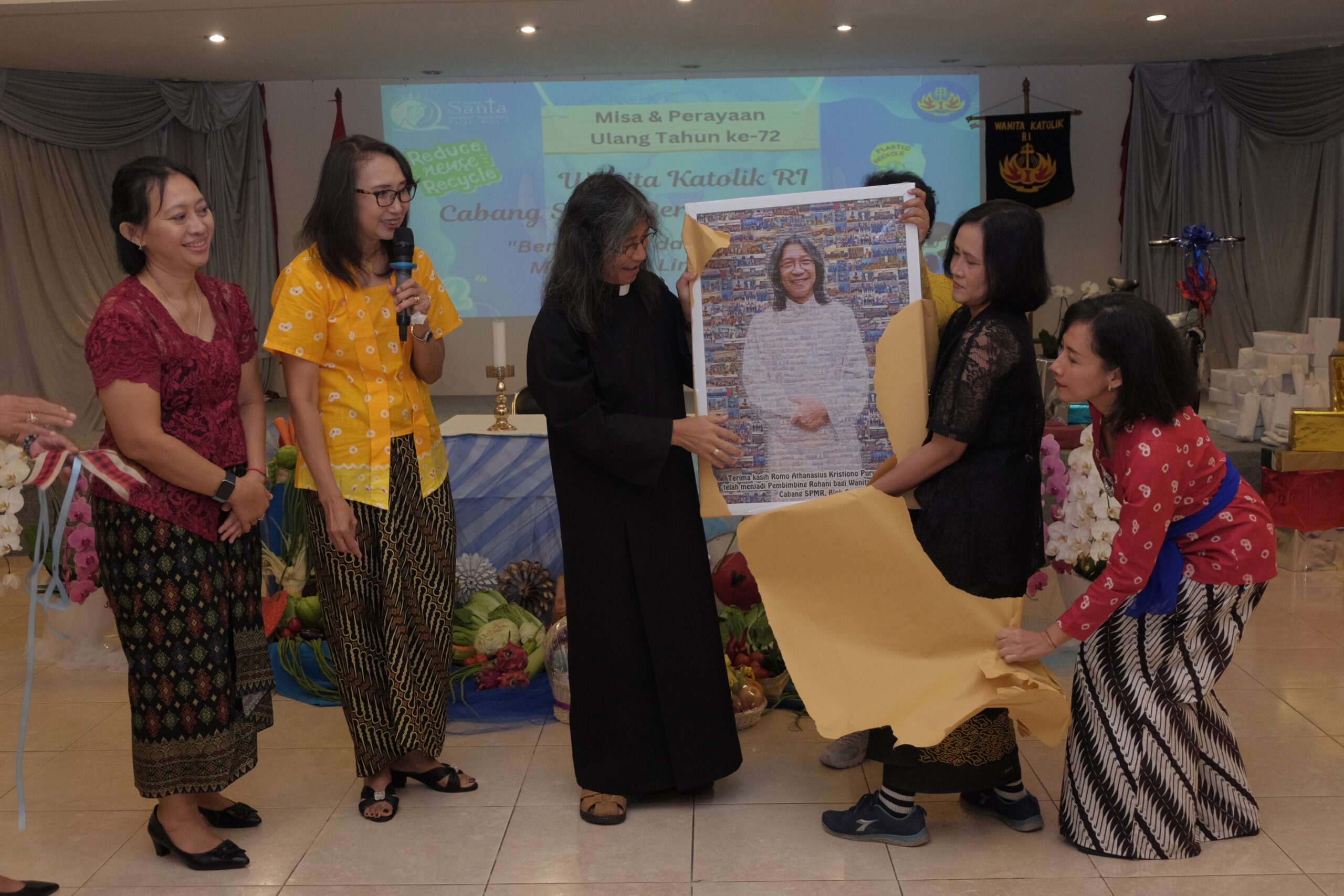 HUT Wanita Katolik RI Cab Santa Perawan Maria Ratu Blok Q ke 72